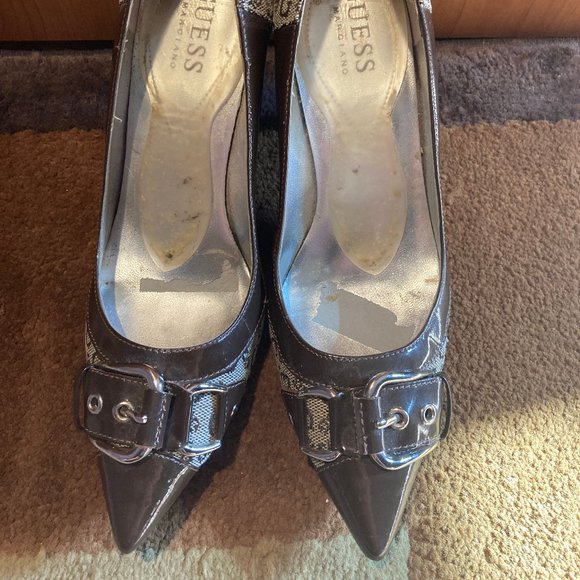 Guess Size 6 Brown heels - Picture 1 of 3